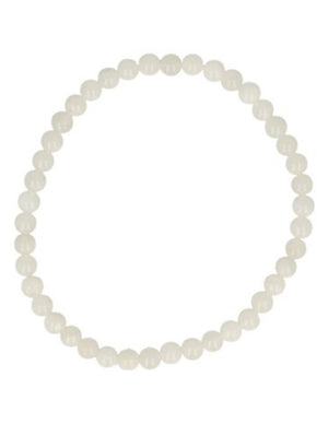 Maansteen regenboog kralenarmband 4 mm