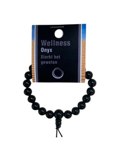 Onyx powerbead armband + kaart