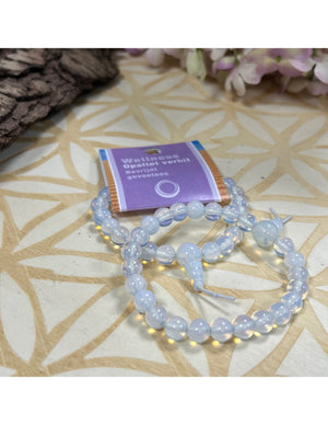 Opaliet powerbead armband + kaart (synth)