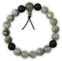 Powerbead mannen Labradoriet -armband 19 cm