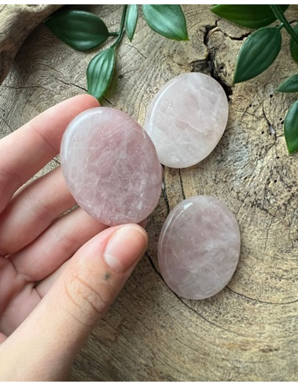 Roze kwarts zaksteen