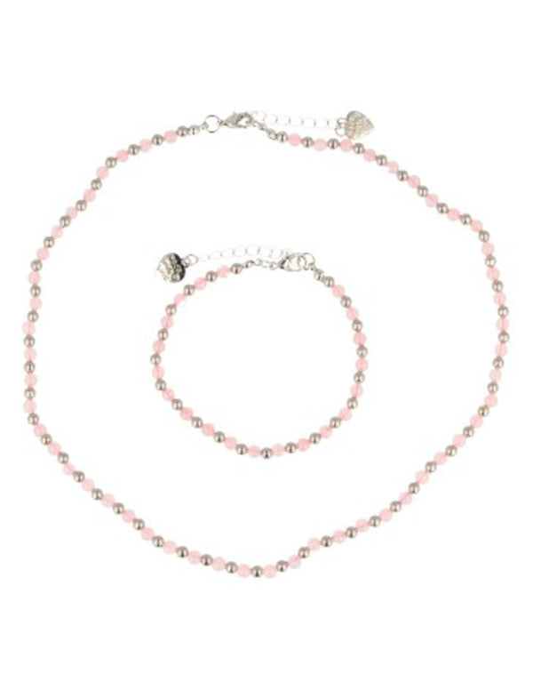 Rozenkwarts Ibiza love armband