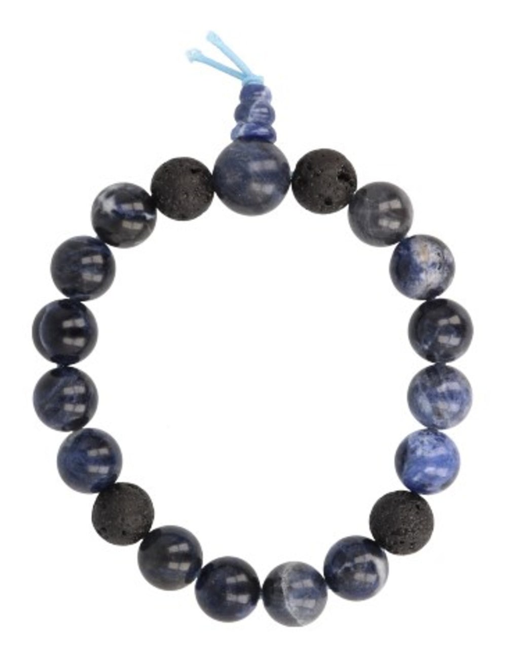 Sodaliet powerbead mannen - extra lange armband