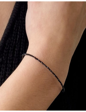 Spinel zwart summer vibes armband