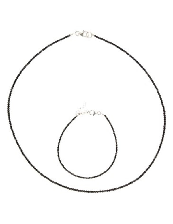 Spinel zwart summer vibes armband