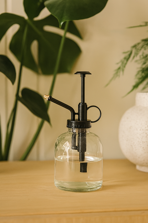 Glazen Plantenspuit 300 ml – Stijlvolle Spray voor Kamerplanten & Terrariums