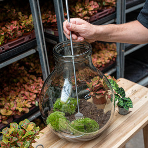 Telescopische RVS-Hark voor Terrariums - 16-49cm - Roestvast Staal (RVS)