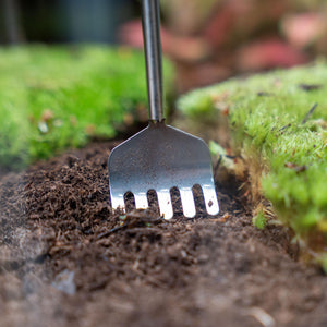 Telescopische RVS-Hark voor Terrariums - 16-49cm - Roestvast Staal (RVS)