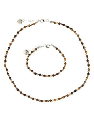 Tijgeroog Ibiza love armband