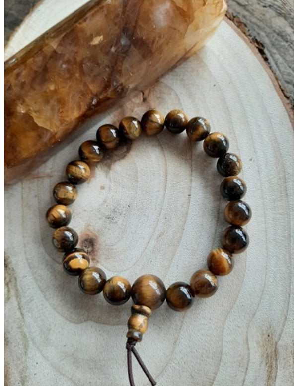 Tijgeroog powerbead armband