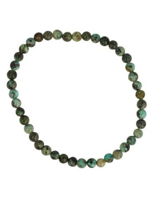 Turkoois kralenarmband 4 mm