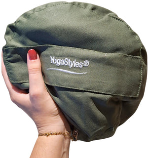 YogaStyles Bolster Comfort Olijf Groen