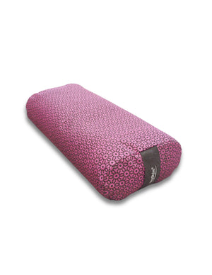 YogaStyles bolster ovaal - grijs & roze