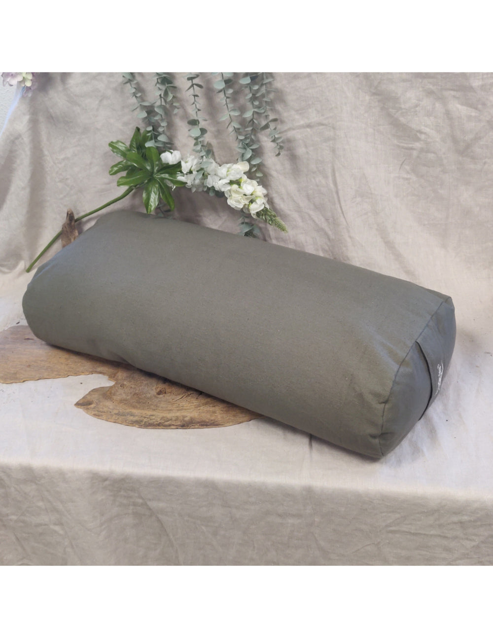 YogaStyles Design Bolster - Ovaal Grijs