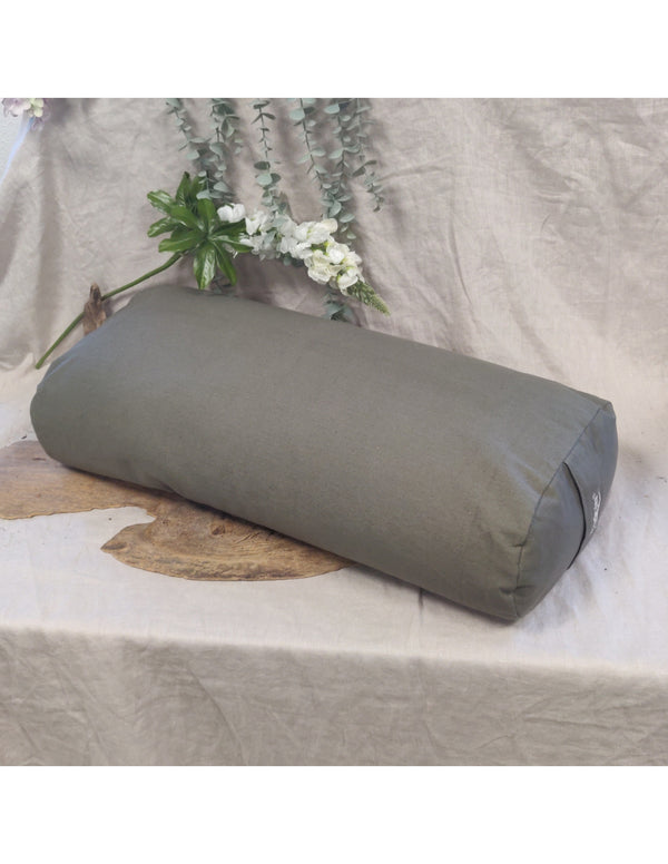 YogaStyles Design Bolster - Ovaal Grijs