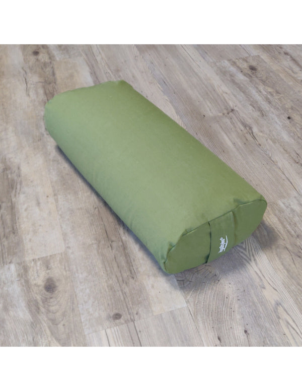 YogaStyles Design Bolster - Ovaal Olijfgroen