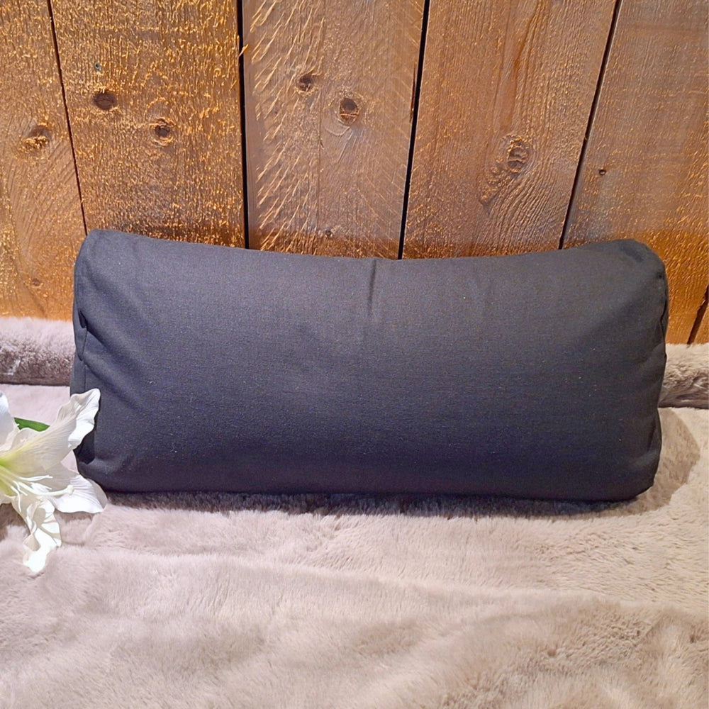YogaStyles Design Bolster - Ovaal Zwart