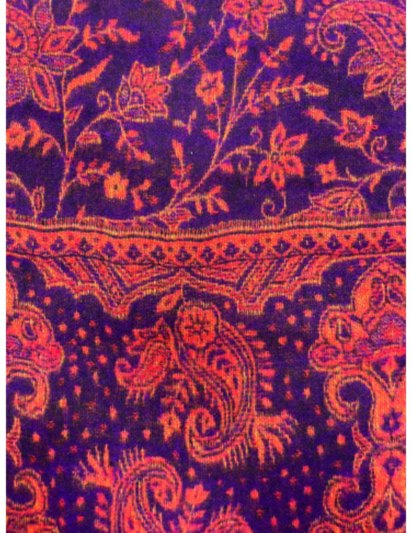 YogaStyles Meditatiedeken - 126 - Rood & Paars