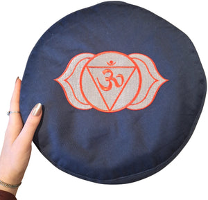 YogaStyles meditatiekussen Ajna 6de chakra - donkerblauw