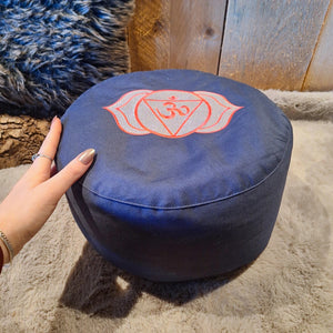 YogaStyles meditatiekussen Ajna 6de chakra - donkerblauw
