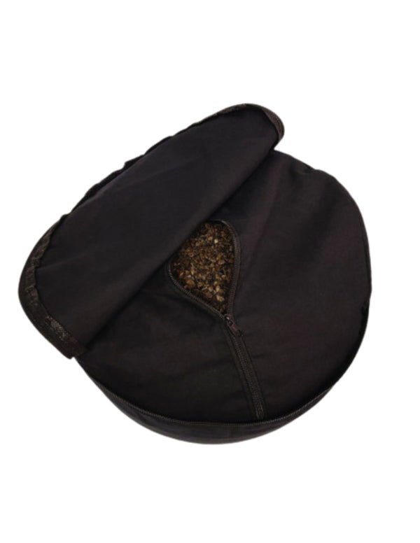 YogaStyles Meditatiekussen Comfort Zwart 12cm