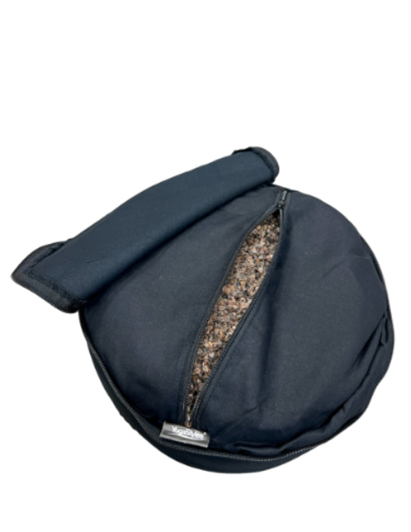 YogaStyles Meditatiekussen Comfort Zwart - Extra hoog