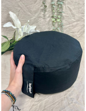 YogaStyles Meditatiekussen Comfort Zwart - Extra hoog