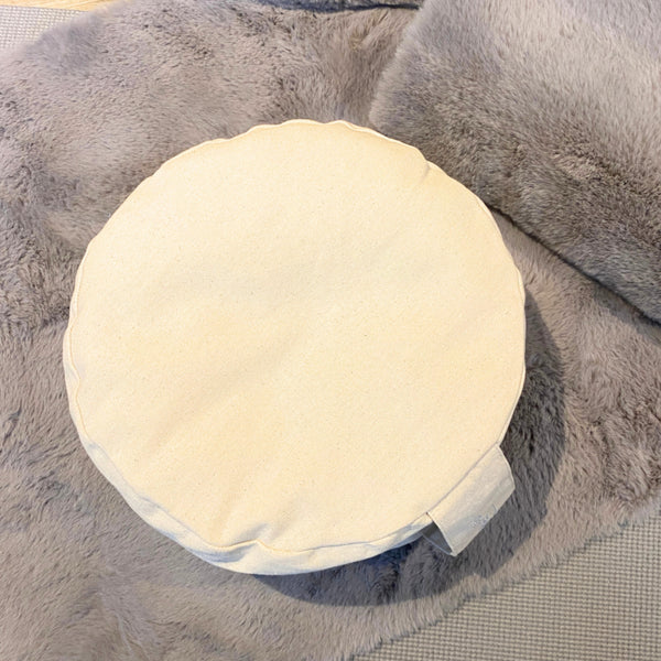 YogaStyles meditatiekussen Design creme naturel katoen