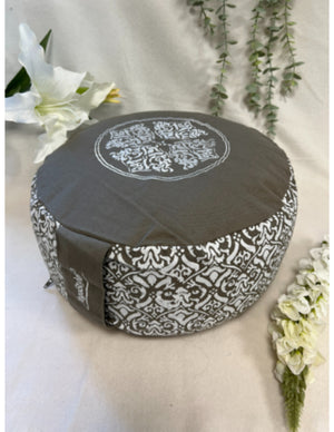 YogaStyles Meditatiekussen Design Grijs XL
