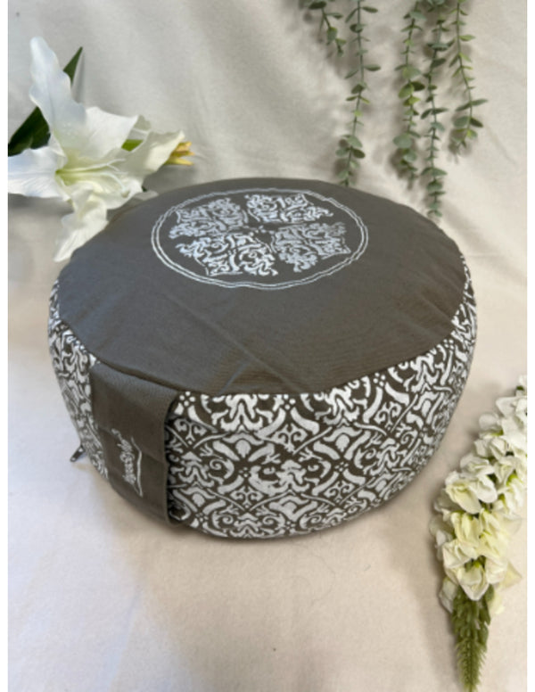 YogaStyles Meditatiekussen Design Grijs XL