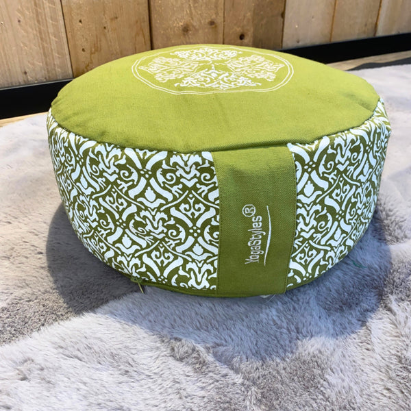 YogaStyles Meditatiekussen Design Groen XL