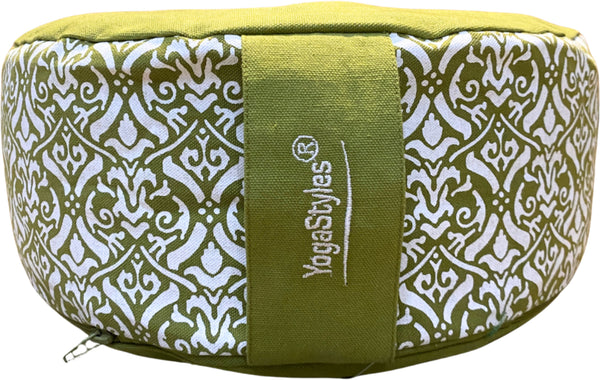 YogaStyles Meditatiekussen Design Groen XL