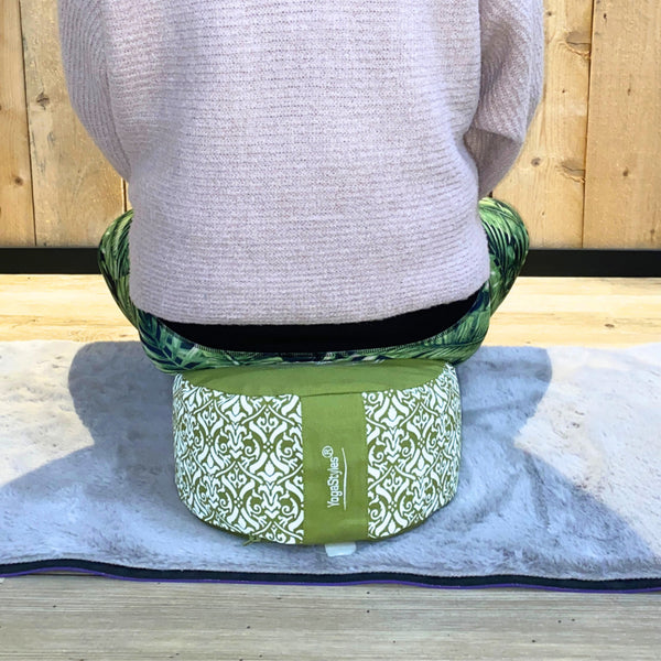 YogaStyles Meditatiekussen Design Groen