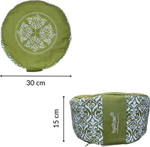YogaStyles Meditatiekussen Design Groen