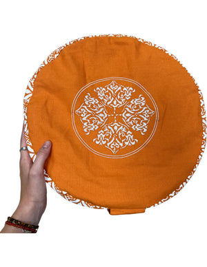 YogaStyles Meditatiekussen Design Oranje XL