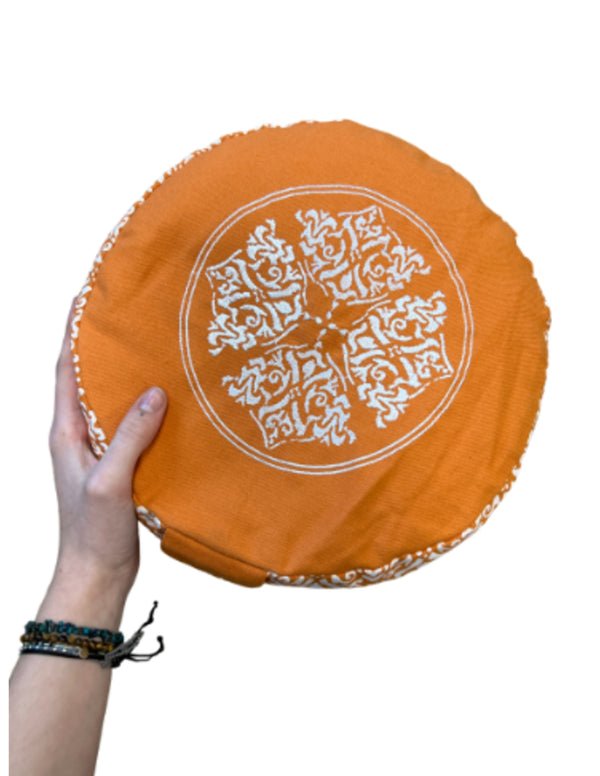 YogaStyles meditatiekussen design oranje