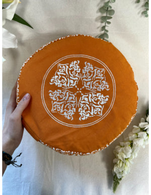 YogaStyles meditatiekussen design oranje