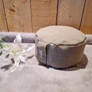 YogaStyles meditatiekussen design stone wash grijs