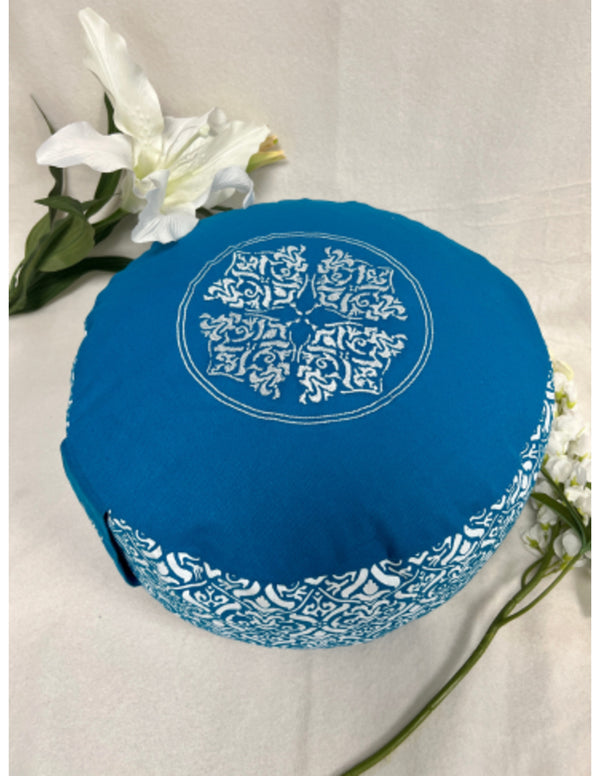 YogaStyles Meditatiekussen Design Turquoise XL