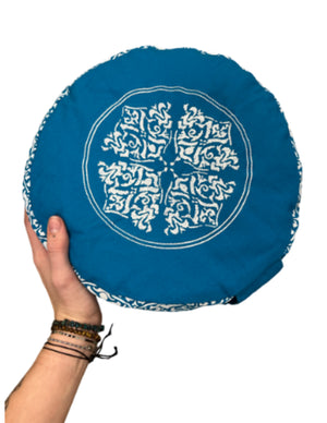 YogaStyles Meditatiekussen Design Turquoise