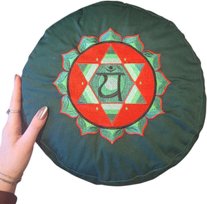 YogaStyles Meditatiekussen Groen 4de Chakra