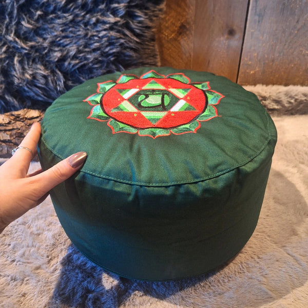 YogaStyles Meditatiekussen Groen 4de Chakra