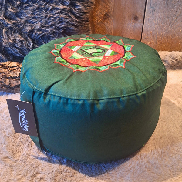 YogaStyles Meditatiekussen Groen 4de Chakra