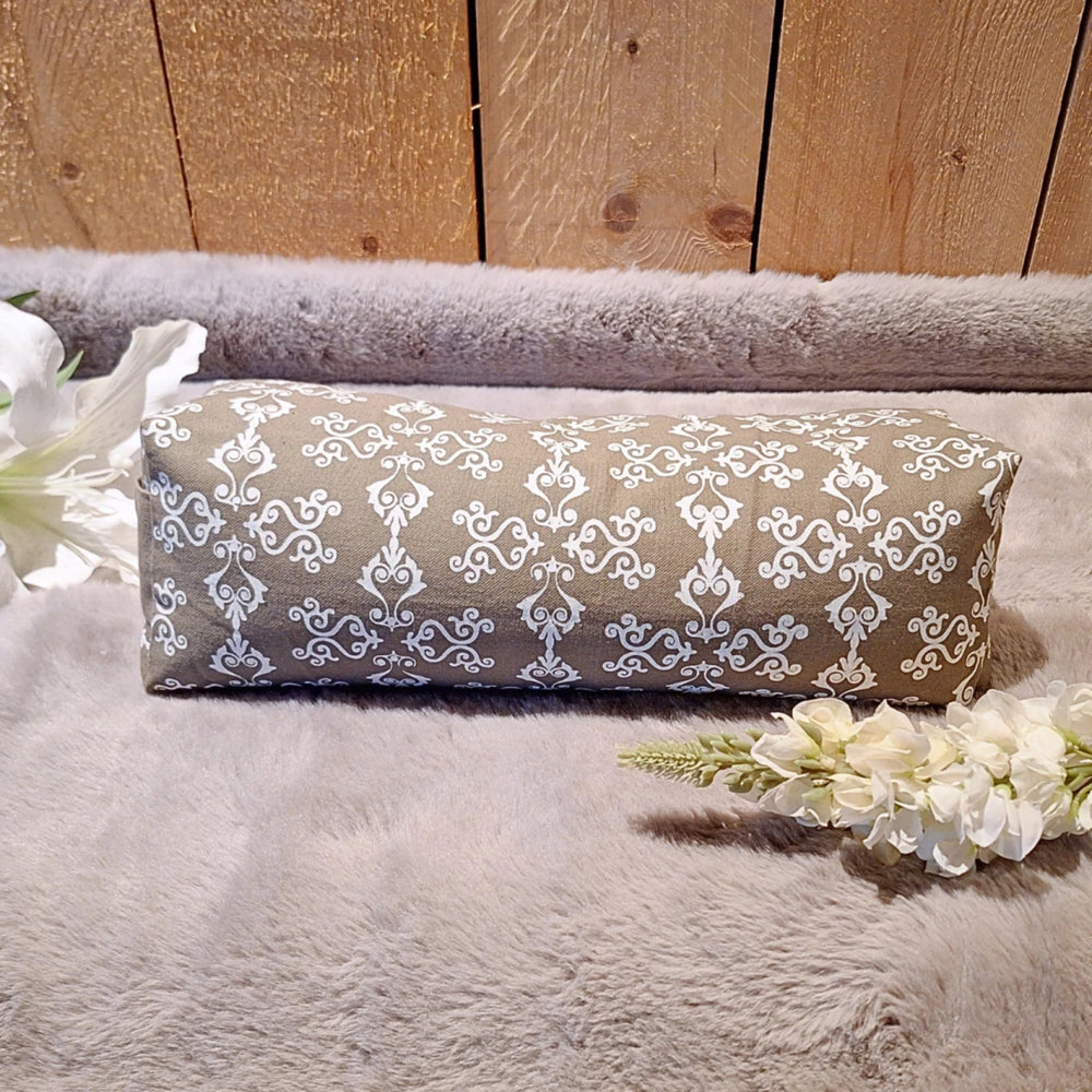 YogaStyles meditatiekussen - mini bolster design XS - grijs -