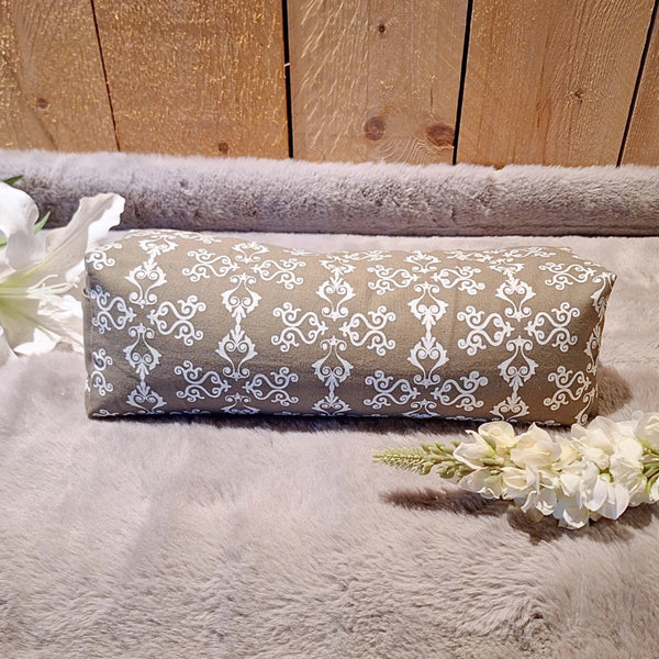 YogaStyles meditatiekussen - mini bolster design XS - grijs -