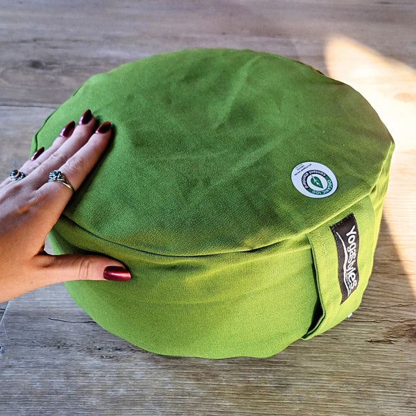YogaStyles Meditatiekussen organic Rondo groen