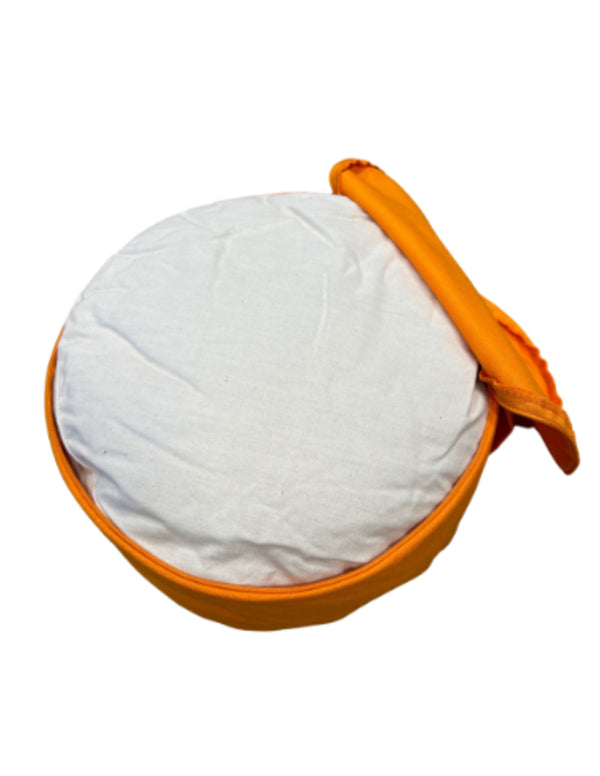 YogaStyles Meditatiekussen Organic Rondo Oranje / Goudgeel