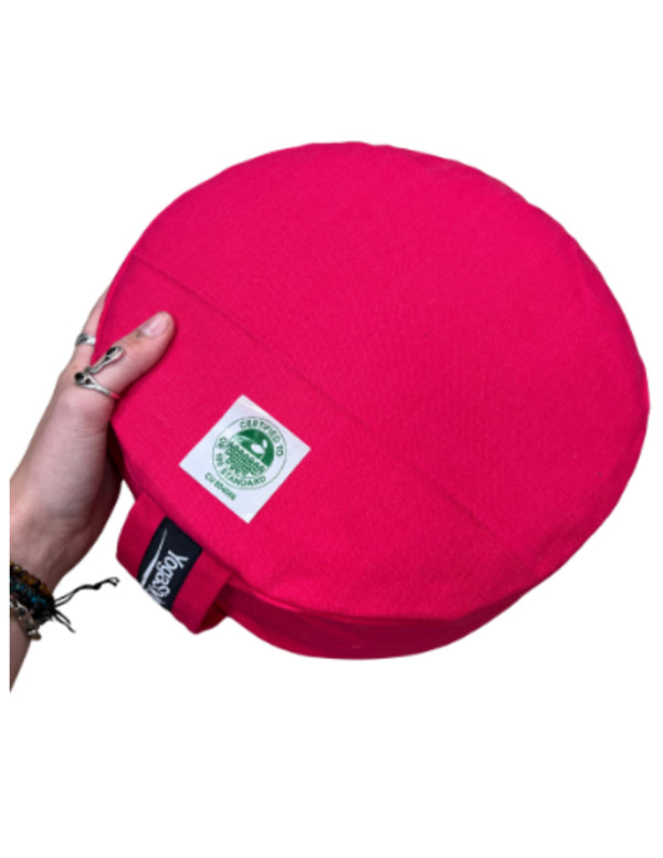 YogaStyles Meditatiekussen organic Rondo roze
