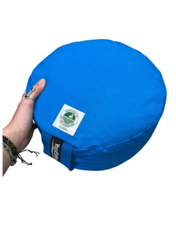 YogaStyles Meditatiekussen organic Rondo turquoise