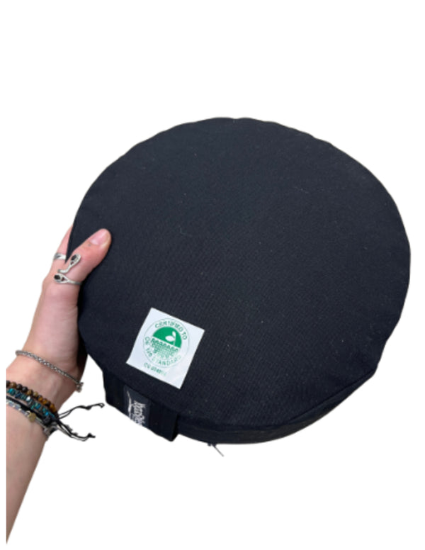 YogaStyles Meditatiekussen Organic Rondo Zwart